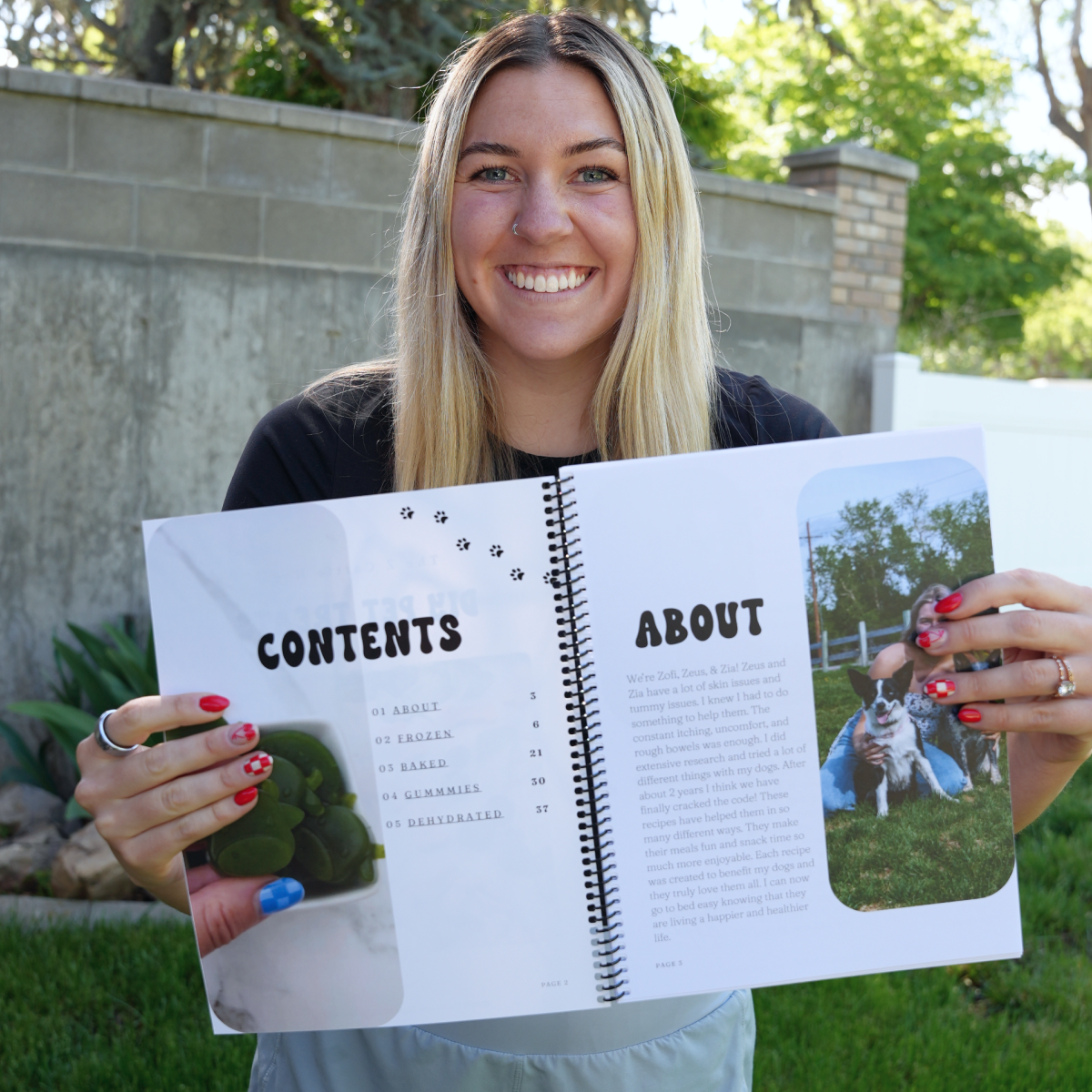 DIY Pet Treat Recipe Book - Physical Book